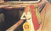 Edvard Munch Girl on a Bridge china oil painting artist
